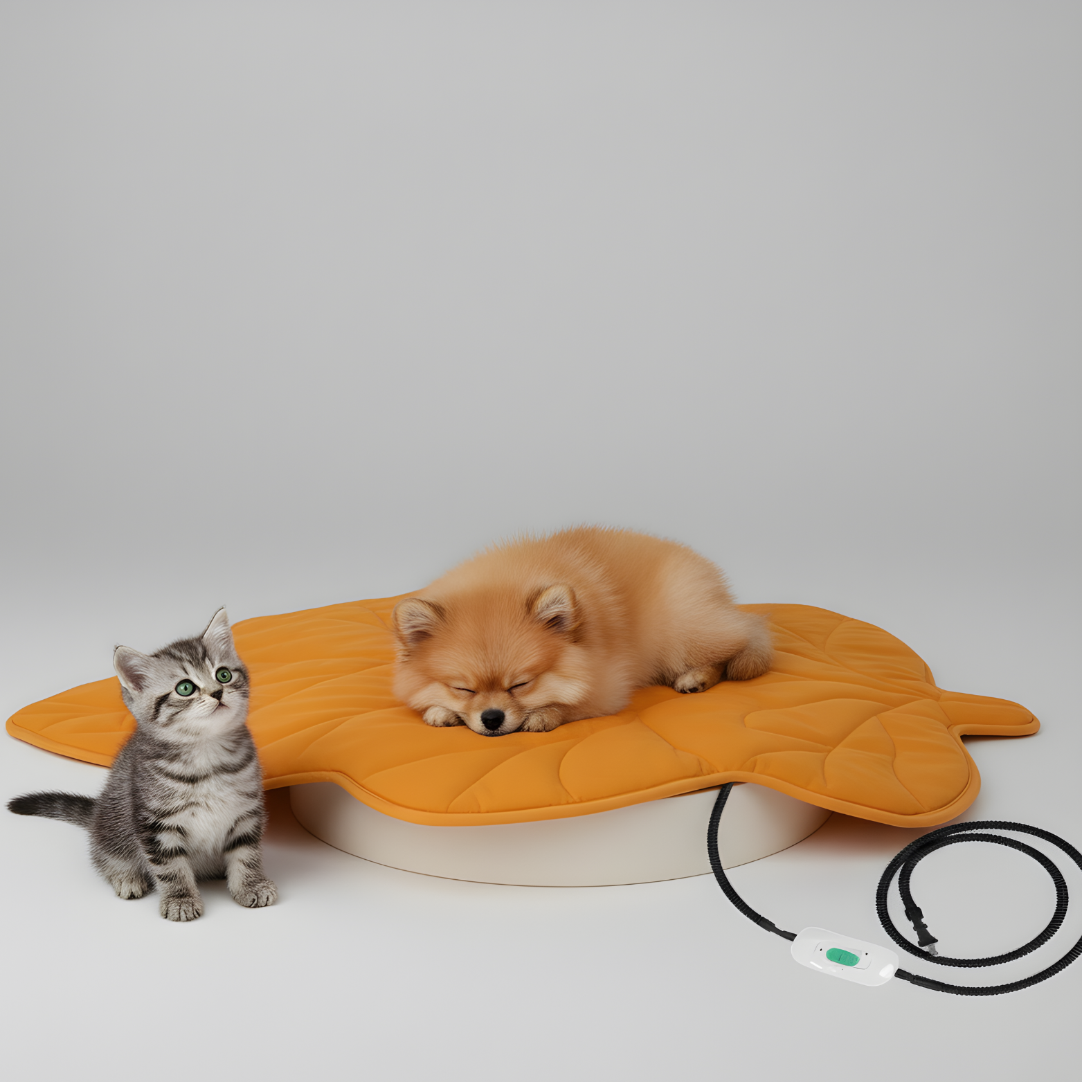 Leaf-Shaped Heated Mat