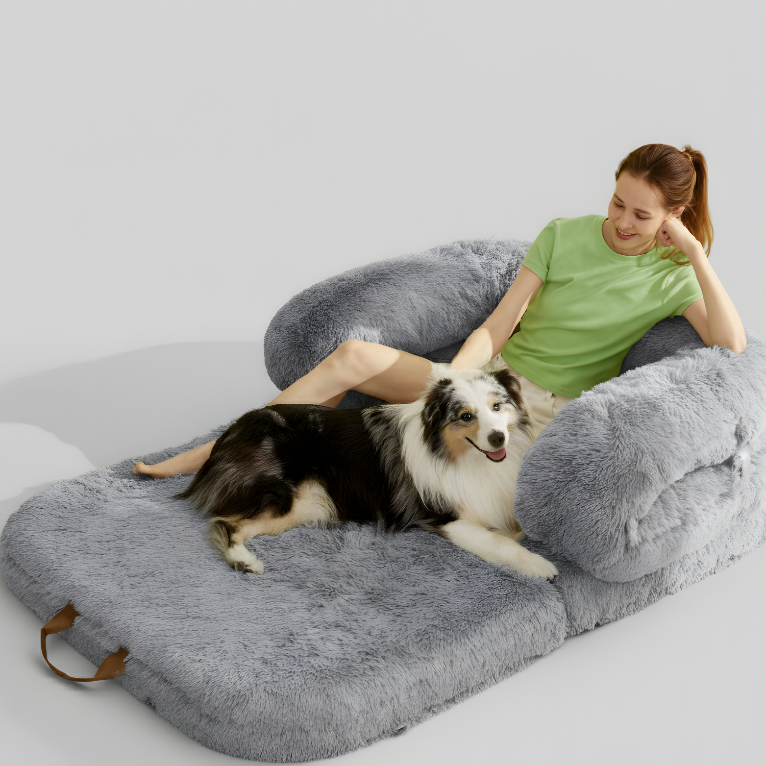 3-in-1 Foldable Bed for You and Your Pup
